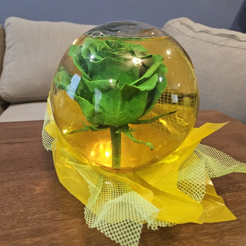 FOREVER ROSE WATER GLOBEFOREVER Green Rose Green Plant