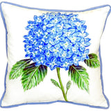 Betsy Drake Hydrangea Flower Extra Large 22 X 22 Indoor Outdoor Pillow Hydrangea