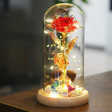 __BigSale__ Her Gift Wife Flowers For Girls Vase Women Valentines Day Girlfriend Roses