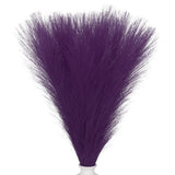 17.7in Pampas Grass Decor 30pcs Artificial Grass Fluffy Faux Dried Dark Purple Pampas Grass