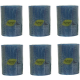 Scented Candles Pillars 4" Tall 6-Pack Hydrangea Blossoms Blue Hydrangea