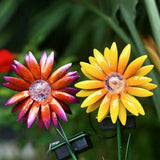 Outdoor 2 Sunflower Solar Light Waterproof Garden Decor Yard Stake Decor Lights Sunflower
