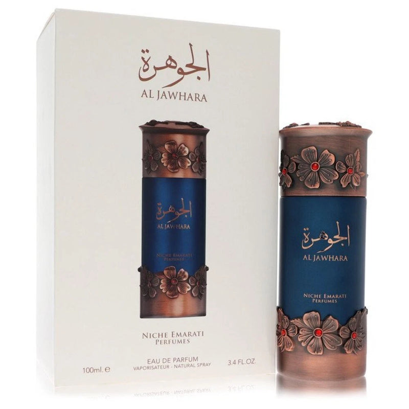 Niche Emarati Al Jawhara by Lattafa Eau De Parfum Spray (Unisex) 3.4 oz (Women) EDP