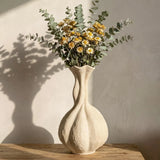 DOWAN Ceramic Flower Vase, 10" Decorative Pampas Vase for Home Decor, Modern ... Pampas Grass