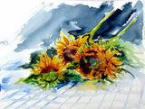 Sunflowers on the table Sunflower