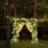 KASZOO 24Pack / Each 82 inch, Artificial Ivy Garland Fake Plants with 160 LED... Green Plant