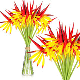 Giegxin 20 Pieces Bird of Paradise Artificial Plant 22 Inch Hawaiian Tropical Fl Green Plant