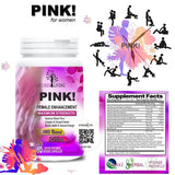 PINK! Pink Female Sensual Enhancement Supplement (1 Month Supply) Better Sex Roses