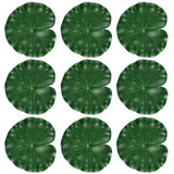 10pcs 18CM Simulation Lotus Leaves Aquarium Fish Pond Scenery Lotus Leaves Green Plant