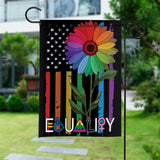 Sunflower Equality Flag, Equality Flower Flag, LGBT Pride Flag, Civil Rights Sunflower