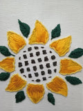 Sunflower Wall Art Embroidery On Canvas Needle Painting Thread Paint Home Decor Sunflower