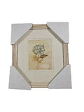 Cheri Blum Framed Art Print Cracked Linen Hydrangea Framed 9"X 8" NEW Hydrangea
