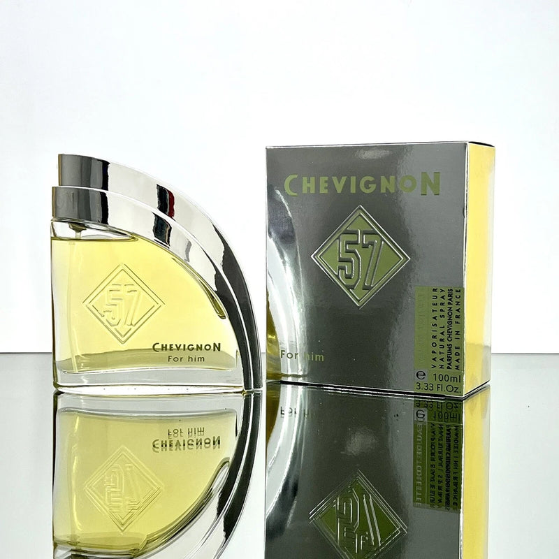 57 chevignon 3.33oz / 100ml EDT Spray Men Cologne Rare Discontinued Sealed (BE38 EDT