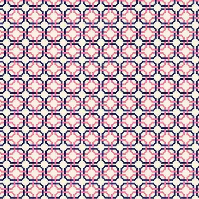 Rethink Pinks Block Cotton Fabric Marcus  Nancy Berringer  By the Yard Flowering Plants
