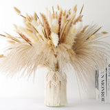 Dried Pampas Grass Decor - 120 Pcs Dried Flowers for Vase Pompas Grass Fall D... Pampas Grass