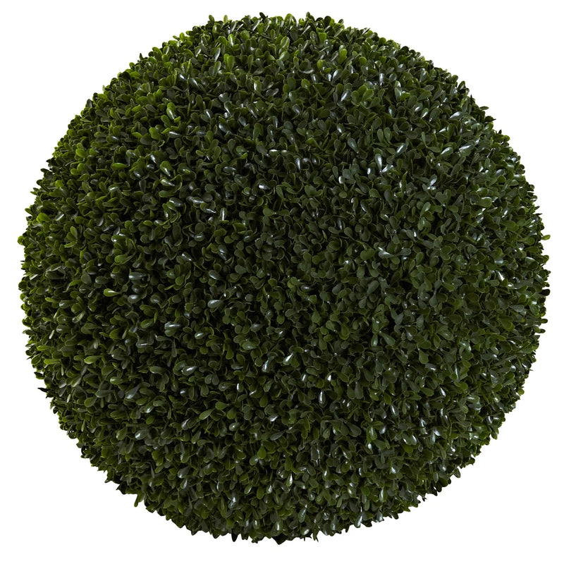 Nearly Natural 19Ó Boxwood Ball Silk Plant Artificial Realistic Garden Decor Green Plant