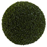 Nearly Natural 19Ó Boxwood Ball Silk Plant Artificial Realistic Garden Decor Green Plant