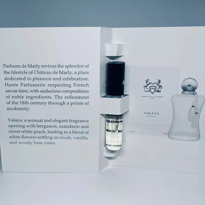Parfums De Marly Valaya EDP Official Carded Sample Spray 1.5ml EDP