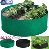 Garden Vegetable Fabric Raised Bed Planting Flower Plant Elevated Grow Bag Pot Garden Plants