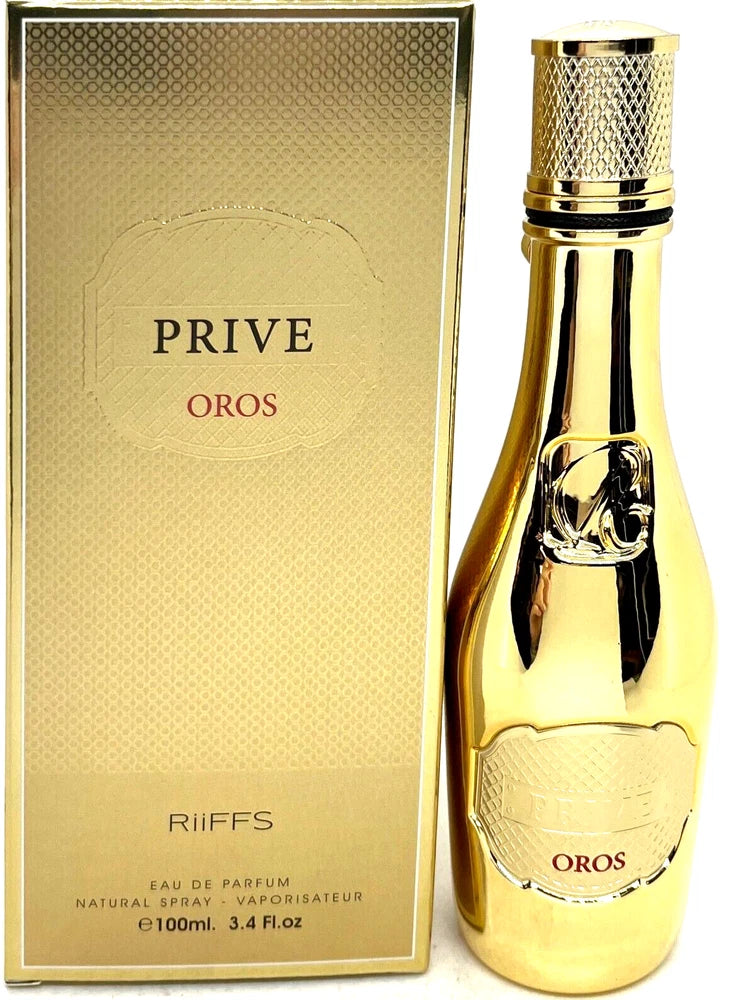 RIIFFS PRIVE OROS EAU DE PARFUM SPRAY FOR WOMEN 3.4 Oz / 100 ml BRAND NEW ITEM! EDP