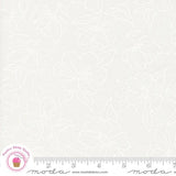 Moda KINDRED 36072 11 White on Cream Floral ONE CANOE TWO Quilt Fabric Flowering Plants