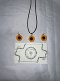 Sunflower Resin Pendant Brand New Necklace Sunflower
