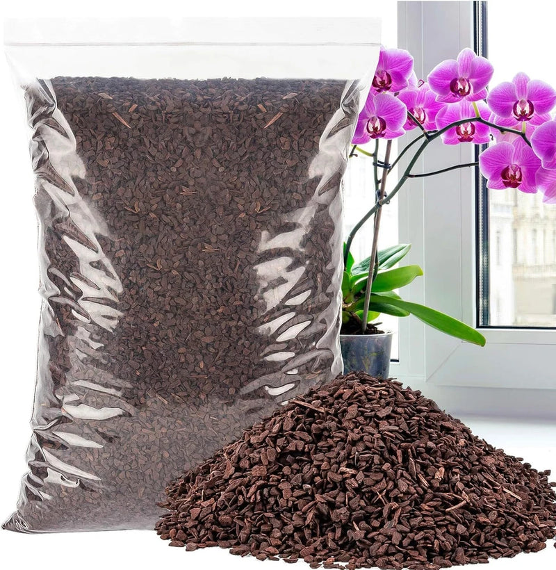 Orchid bark Planting Soil - 3-6 MM Orchid Potting Mix Horticultural Cypress Mulc Orchids