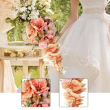 Waterfall Holding Bouquet Wedding Bouquet Ornament Elegant Wedding Decoration Bouquet