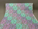 Daisy Kingdom Primrose II Patch Fabric Blue Purple Violet Pastel Flowers BTY Flowering Plants