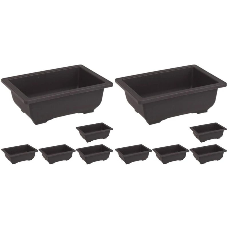 2 PCS Succulent Pots Home Gardening Bonsai Container Flower Planting Holder Garden Plants