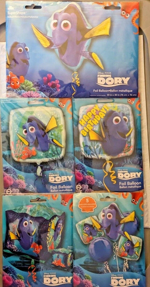 Anagram FINDING DORY Foil Mylar Balloon Bouquet Birthday Party - YOU PICK - NEW Bouquet