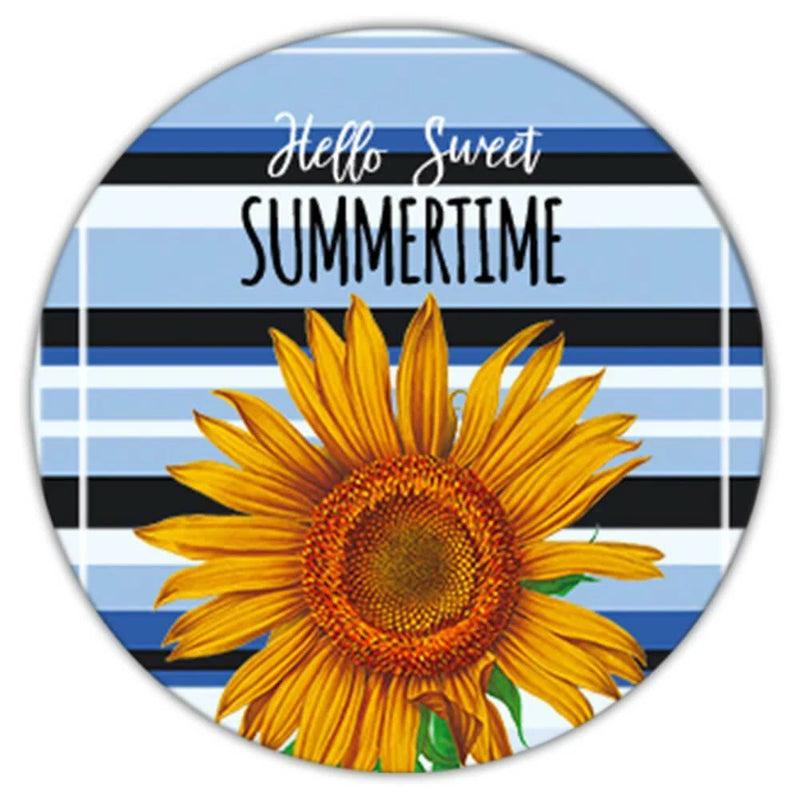 Gift Coaster : Sunflower Summertime Flower Floral Yellow Decor Hello Sweeet Sunflower