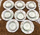 8 Set Haviland Limoges Schleiger 721-1 Ramekin Cup Bowl Saucer Pink Carnation +2 Carnation