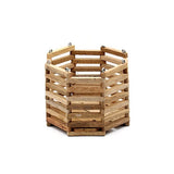 8" octagon hanging wooden orchid basket Orchids