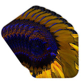 3dRose cst_32612_2 Corn Yellow and Deep Blue Sunflower Flowers Designs Inspir... Sunflower
