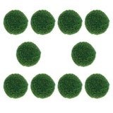 10 Pcs Miniature Green Decorative Balls For Fairy Garden And Diy Projects Green Plant