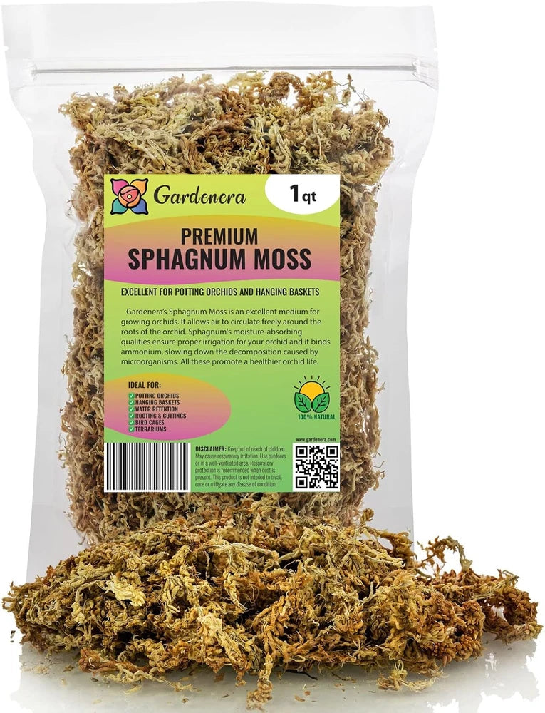 Organic New Zealand Sphagnum Moss - 1 Quart for Orchids by Orchids