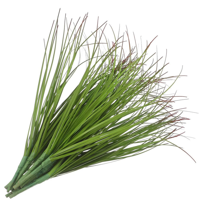 Artificial garden grass bundle with green blades