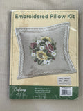 Craftways Sunflower FLOWERS and LACE Embroidered 20x20 Pillow KIT ~ NEW Sunflower