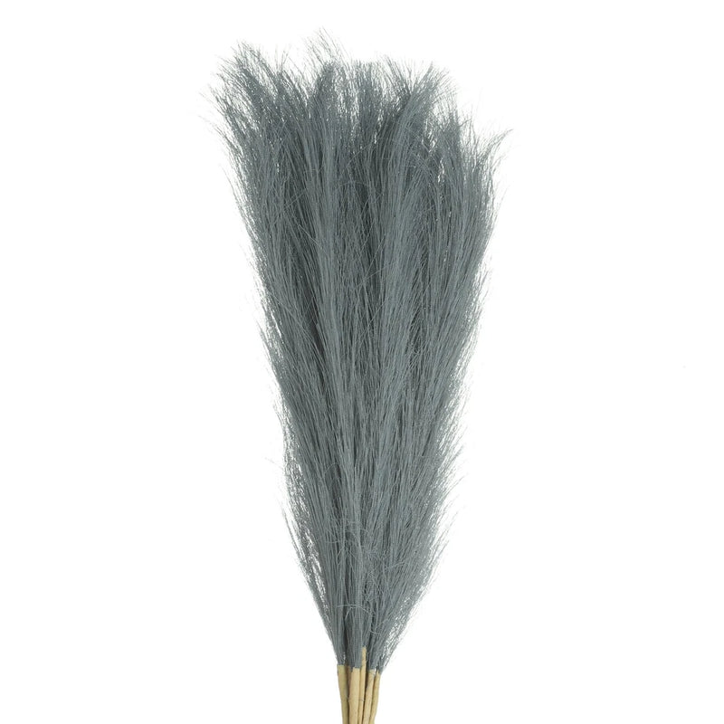 18Pcs Faux Pampas Grass,21" Fake Pampas for Wedding Decoration,Dark Gray Pampas Grass