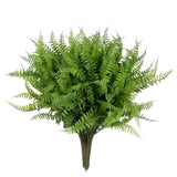 Boston Ferns Artificial Plants Faux Greenery Plastic Shrubs Real-Touch Bush D... Green Plant