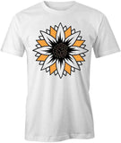 SUNFLOWER TShirt Tee Short-Sleeved Cotton FLOWER FLORAL CLOTHING S1WSA531 Sunflower