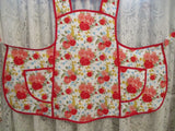 HANDMADE BIB APRON   PIONEER WOMAN SWEET ROSES Roses