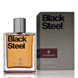 Victorinox Black Steel 100ml edt Men New. EDT