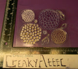 HYDRANGEA FLOWER TOP CIRCLE 8 CLING ACRYLIC CLEAR STAMPS  CREAKYATTIC Hydrangea