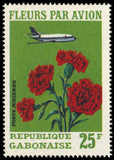 GABON C109A - Flowers by Plane "Carnations" (pb99864) Carnation