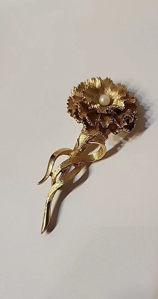 Marcel Boucher 1961 Carnation Brooch Carnation