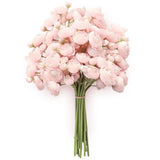 18Pcs Ranunculus Artificial Flowers Fake Wedding Flowers DIY Bouquets Home Decor Ranunculus