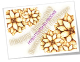 DIGITAL Happy Birthday Beautiful SUN Flower Greeting Cards MBSB-PRINTING REQ'D Sunflower