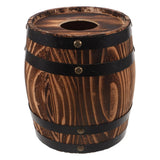 Planters For Outdoor Plants: 27cm Retro Wooden Potted Planting Pot - Garden Garden Plants